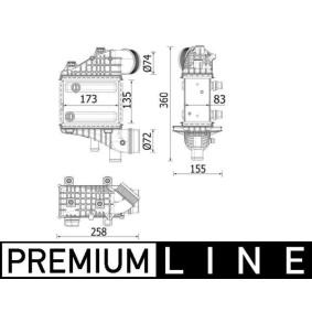 Compre Intercooler da MAHLE ORIGINAL CI 552 000P a um preço baixo por 277,46 €