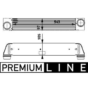 Achetez des Intercooler MAHLE ORIGINAL CI 79 000P à prix pour 247,22 €