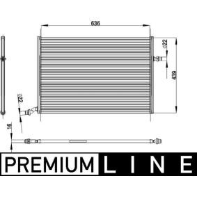 Acquista Intercooler da MAHLE ORIGINAL online per Classe C Cabrio (A205) a prezzi moderati