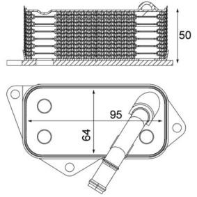 Ölkühler CLC 12 001S von MAHLE ORIGINAL günstig für 61,55 € online kaufen