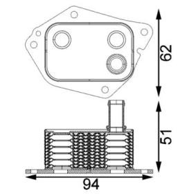 Ölkühler CLC 199 000S von MAHLE ORIGINAL günstig für 56,38 € online kaufen