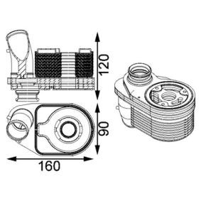 Köp Oljekylare av MAHLE ORIGINAL CLC 203 000S till det låga priset 1245,32 kr