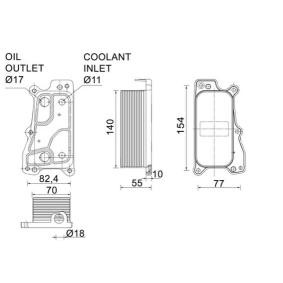 Ölkühler CLC 235 000P von MAHLE ORIGINAL günstig für 56,77 € online kaufen