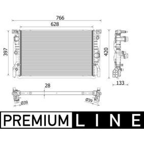 Compre Radiador de MAHLE ORIGINAL online para 8 Coupé (G15, F92) a precios moderados