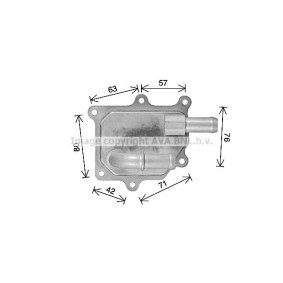 Compre Radiador de óleo, óleo do motor da PRASCO FD3671 a um preço baixo por 75,11 €