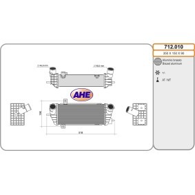 Ladeluftkühler 712.010 von AHE günstig für 212,55 € online kaufen
