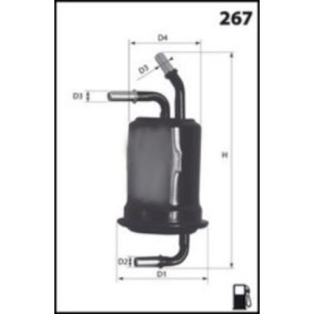 Achetez des Filtre à carburant MISFAT E136 à prix pour 64,33 €