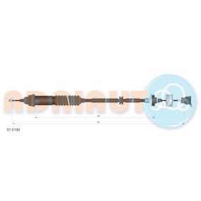 Kupplungsseil 07.0130 von ADRIAUTO günstig für 41,30 € online kaufen