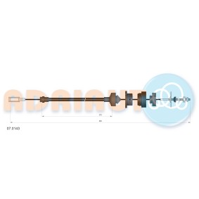 Achetez des Câble d'embrayage ADRIAUTO 07.0143 à prix pour 12,20 €