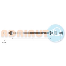 Kupplungsseil 07.0181 von ADRIAUTO günstig für 37,81 € online kaufen