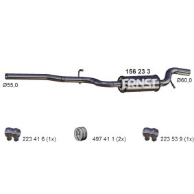 Compre Silenciador intermedio de ERNST online para CC B7 (358) a precios moderados