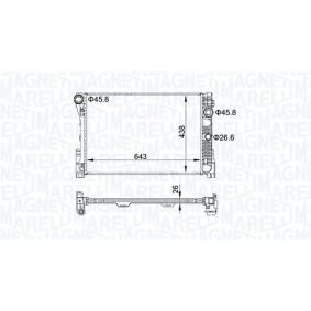 Compre Radiador de MAGNETI MARELLI online para SLK (R172) a preços moderados
