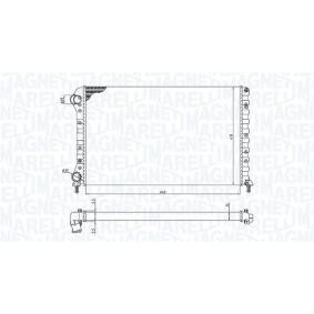 Compre Radiador, arrefecimento do motor da MAGNETI MARELLI 350213194400 a um preço baixo por 62,03 €