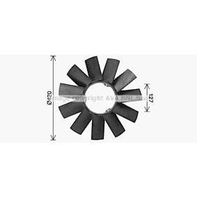 Lüfterrad, Motorkühlung BWB590 von PRASCO günstig für 124,21 € online kaufen