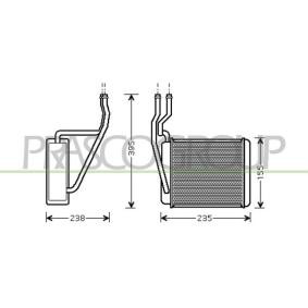Wärmetauscher, Innenraumheizung FD340H001 von PRASCO günstig für 48,46 € online kaufen