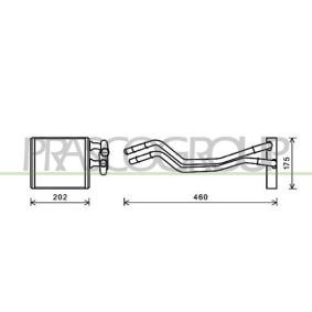 Wärmetauscher, Innenraumheizung FD344H001 von PRASCO günstig für 56,75 € online kaufen