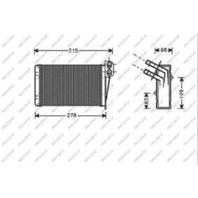 Wärmetauscher, Innenraumheizung RN320H001 von PRASCO günstig für 25,75 € online kaufen