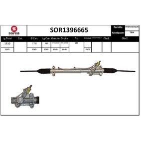Comprar Cremallera de dirección de SNRA SOR1396665 a bajo precio de 602,78 €
