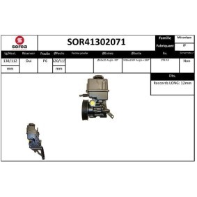 Comprar Bomba de dirección de SNRA SOR41302071 a bajo precio de 322,69 €