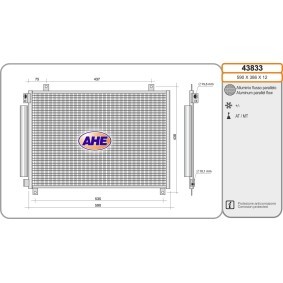Acquista Condensatore climatizzatore da AHE 43833 a buon mercato per soli 172,79 €