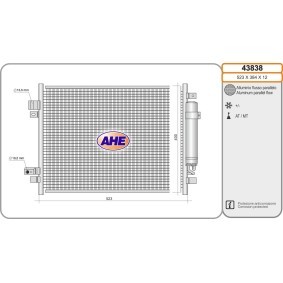 Klimakondensator 43838 von AHE günstig für 200,87 € online kaufen