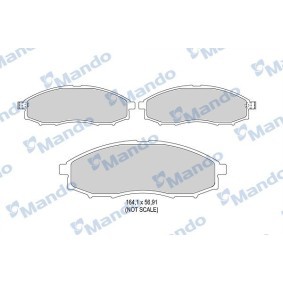 Osta Jarrupalat, levyjarru Mando:llä MBF015740 edullisesti hintaan 51,05 €