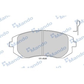 Compre Pastilhas de travão da Mando MBF015829 a um preço baixo por 43,54 €