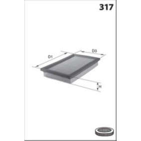 Acquista Filtro aria da MISFAT P642 a buon mercato per soli 39,84 €