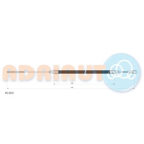 Acquista Cavo freno a mano da ADRIAUTO 05.0221 a buon mercato per soli 17,80 €