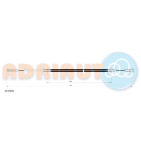 Acquista Cavo freno a mano da ADRIAUTO 05.0226 a buon mercato per soli 12,53 €