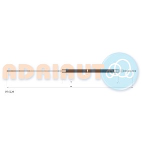 Acquista Cavo freno a mano da ADRIAUTO 05.0229 a buon mercato per soli 15,89 €