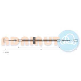 Comprar Cable de freno de mano de ADRIAUTO 11.0253.2 a bajo precio de 62,47 €