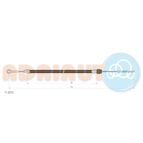 Comprar Cable de freno de mano de ADRIAUTO 11.2212 a bajo precio de 29,55 €