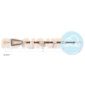 Acquista Cavo freno a mano da ADRIAUTO 28.0222.1 a buon mercato per soli 29,07 €