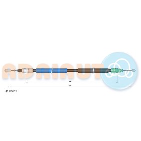 Acquista Cavo freno a mano da ADRIAUTO 41.0272.1 a buon mercato per soli 13,21 €