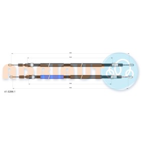 Acquista Cavo freno a mano da ADRIAUTO 41.0286.1 a buon mercato per soli 27,85 €