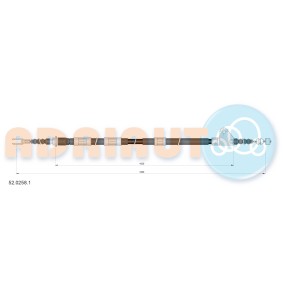 Acquista Cavo freno a mano da ADRIAUTO 52.0258.1 a buon mercato per soli 33,45 €