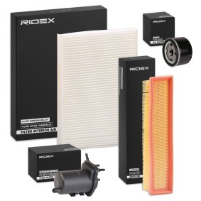 Köp Servicekit och filtersats från RIDEX på nätet till 19 II Cabriolet (D53_, 853_) till schyssta priser