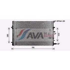 Compre Radiador de óleo de AVA COOLING SYSTEMS online para Astra G Classic Hatchback (T98) a preços moderados