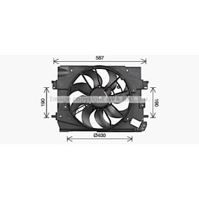Compre Ventilador de radiador da PRASCO RT7662 a um preço baixo por 88,29 €