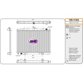 Kühler, Motorkühlung 120.113/A von AHE günstig für 159,92 € online kaufen