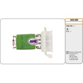 Compre Pré-resistência, motor eléctrico - ventilador do radiador da AHE 409.006 a um preço baixo por 17,38 €