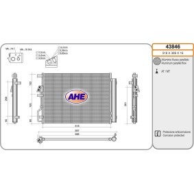 Klimakondensator 43846 von AHE günstig für 169,86 € online kaufen