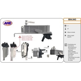 Acquista Radiatore olio motore da AHE 804.043 a buon mercato per soli 158,89 €