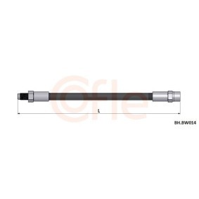 Compre Tubo flexível de travão da COFLE 92.BH.BW014 a um preço baixo por 4,81 €