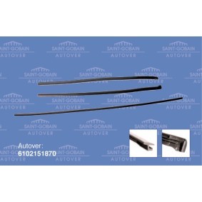 Acquista Modanatura decorativa / protettiva, Parabrezza da SAINT-GOBAIN 6102151870 a buon mercato per soli 110,42 €
