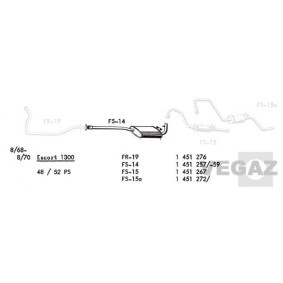 Vorschalldämpfer FS-14 von VEGAZ günstig für 97,14 € online kaufen