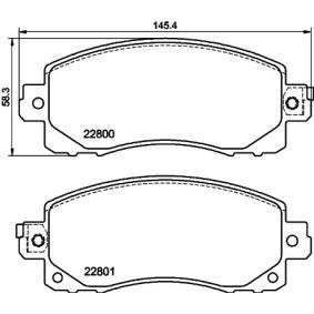Bremsbeläge 8DB 355 039-161 von HELLA günstig für 39,94 € online kaufen