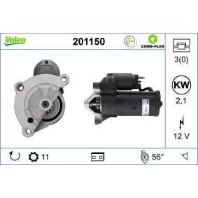 Köp Startmotor av VALEO 201150 till det låga priset 2672,07 kr