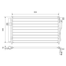 Compre Condensador, ar condicionado da VALEO 812668 a um preço baixo por 105,65 €